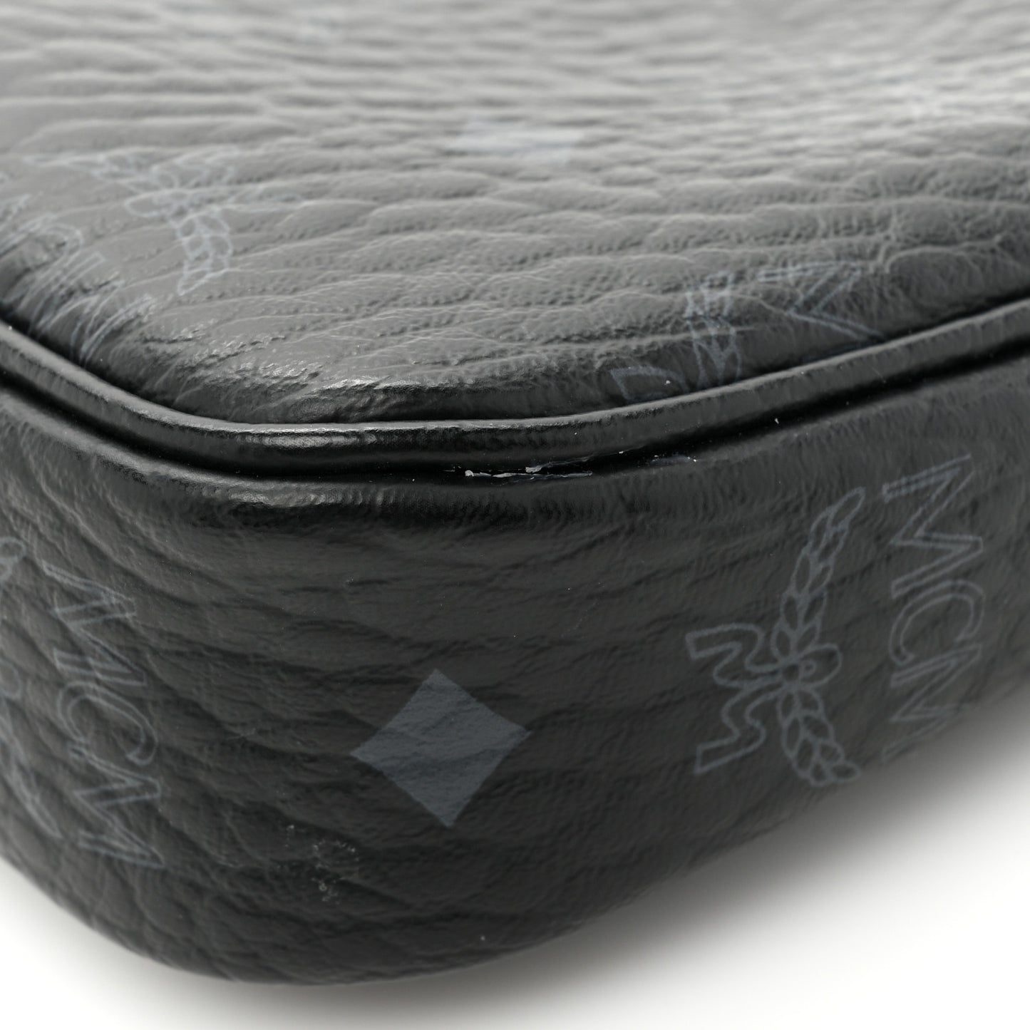 Visetos Aren Essential Multi Pochette Black White Cognac