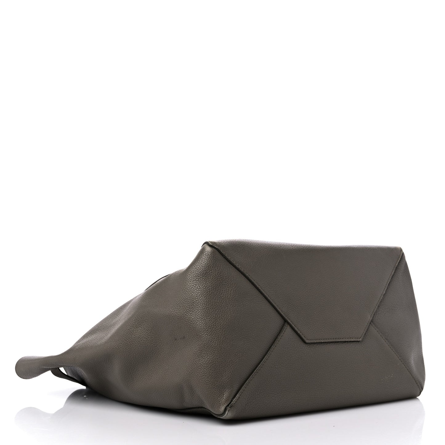 Soft Grained Calfskin Small Belt Cabas Phantom Taupe