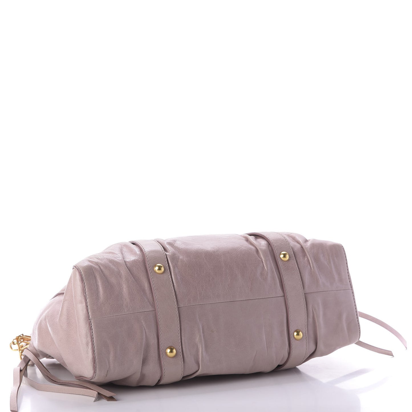 Vitello Shine Top Handle Satchel Mughetto