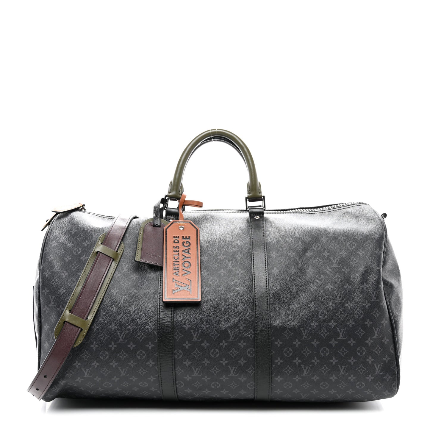 Monogram Eclipse Patchwork Keepall Bandouliere 50