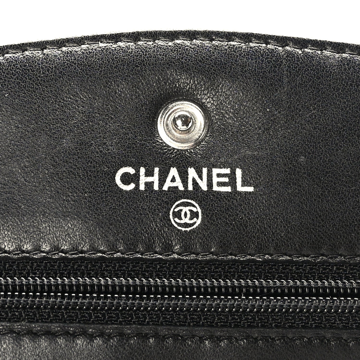 Chanel Caviar Timeless CC Wallet on Chain WOC Black 8 of 11