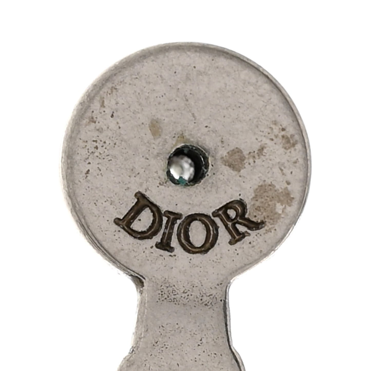 Metal Crystal J'Adior Earrings Antique Silver