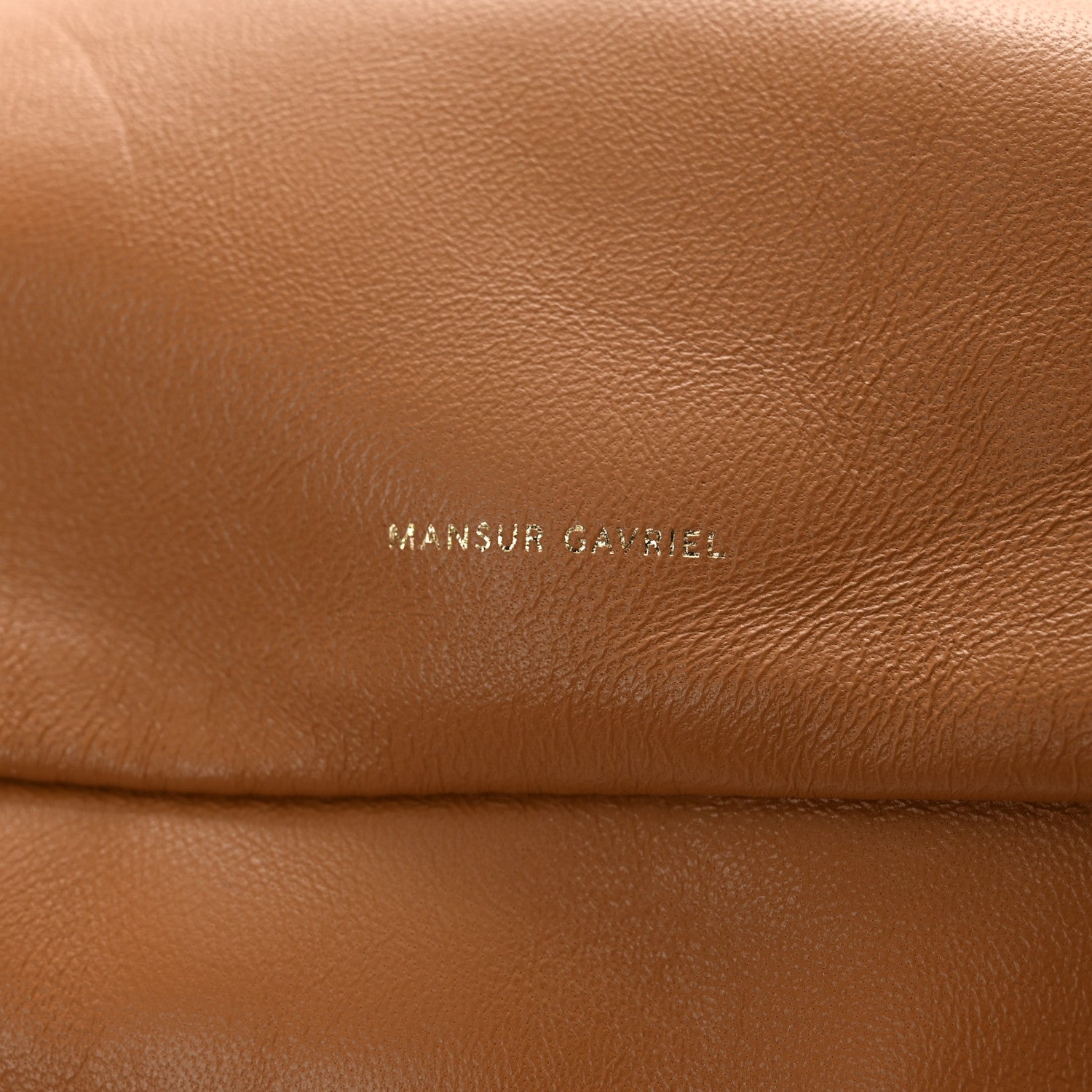 Mansur Gavriel Lambskin Cloud Mini Clutch Caramel 7 of 10
