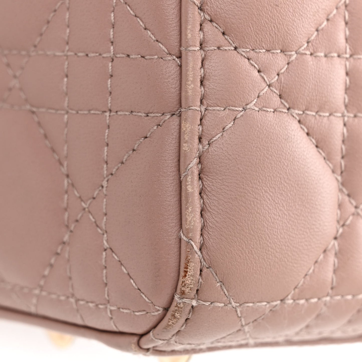 Lambskin Cannage Small My ABCDior Lady Dior Blush