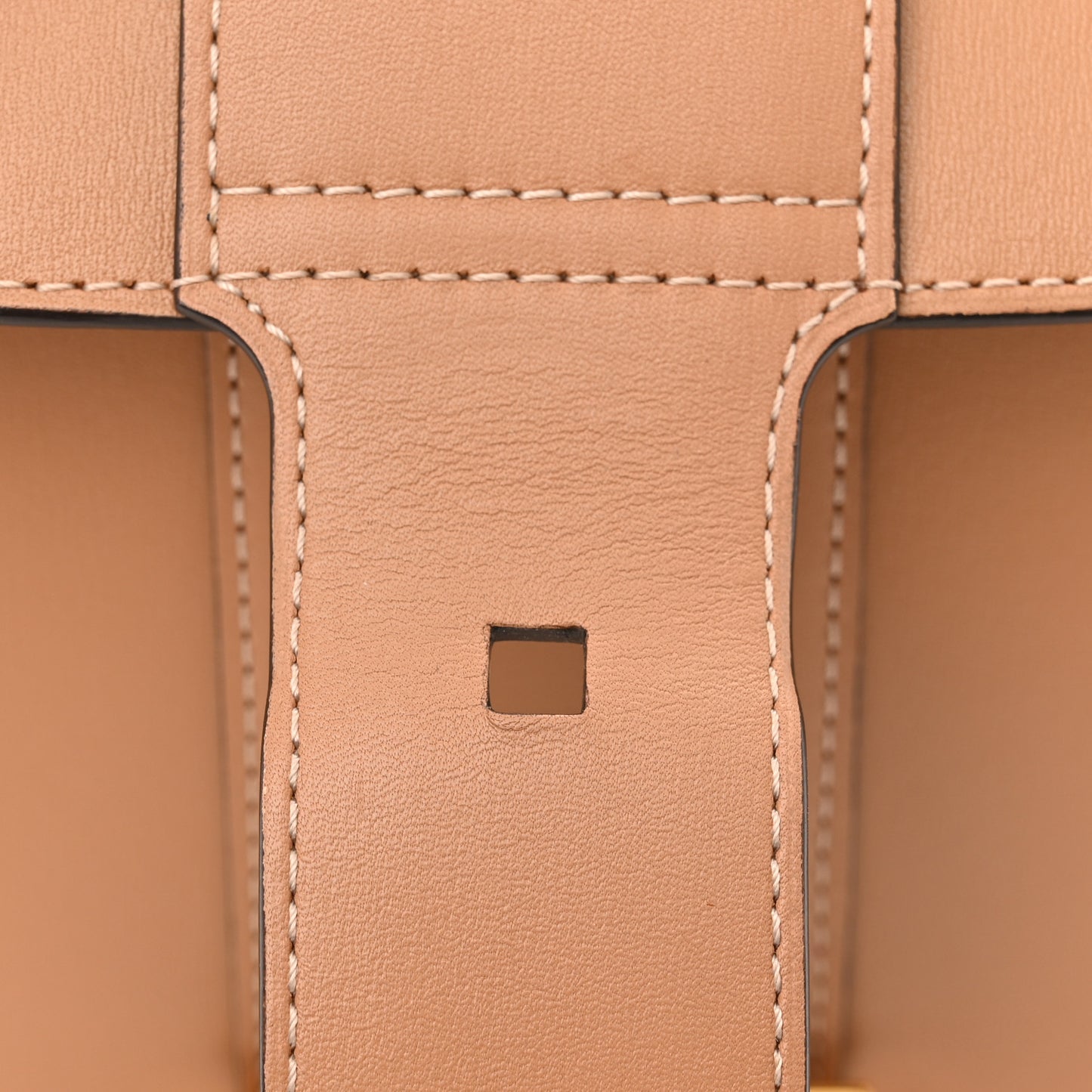 Grained Calfskin Mini Brillant Satchel Nude