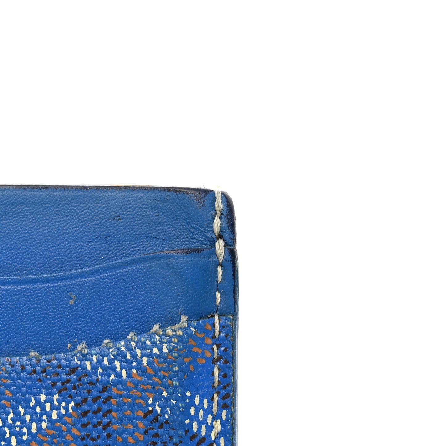 Goyardine Saint Sulpice Card Holder Sky Blue