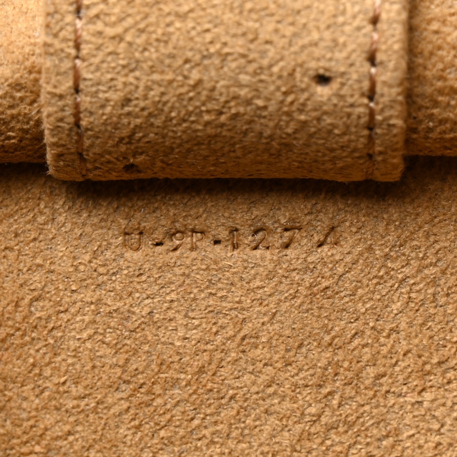 Celine Triomphe Canvas Calfskin Jewelry Pouch Tan 7 of 8
