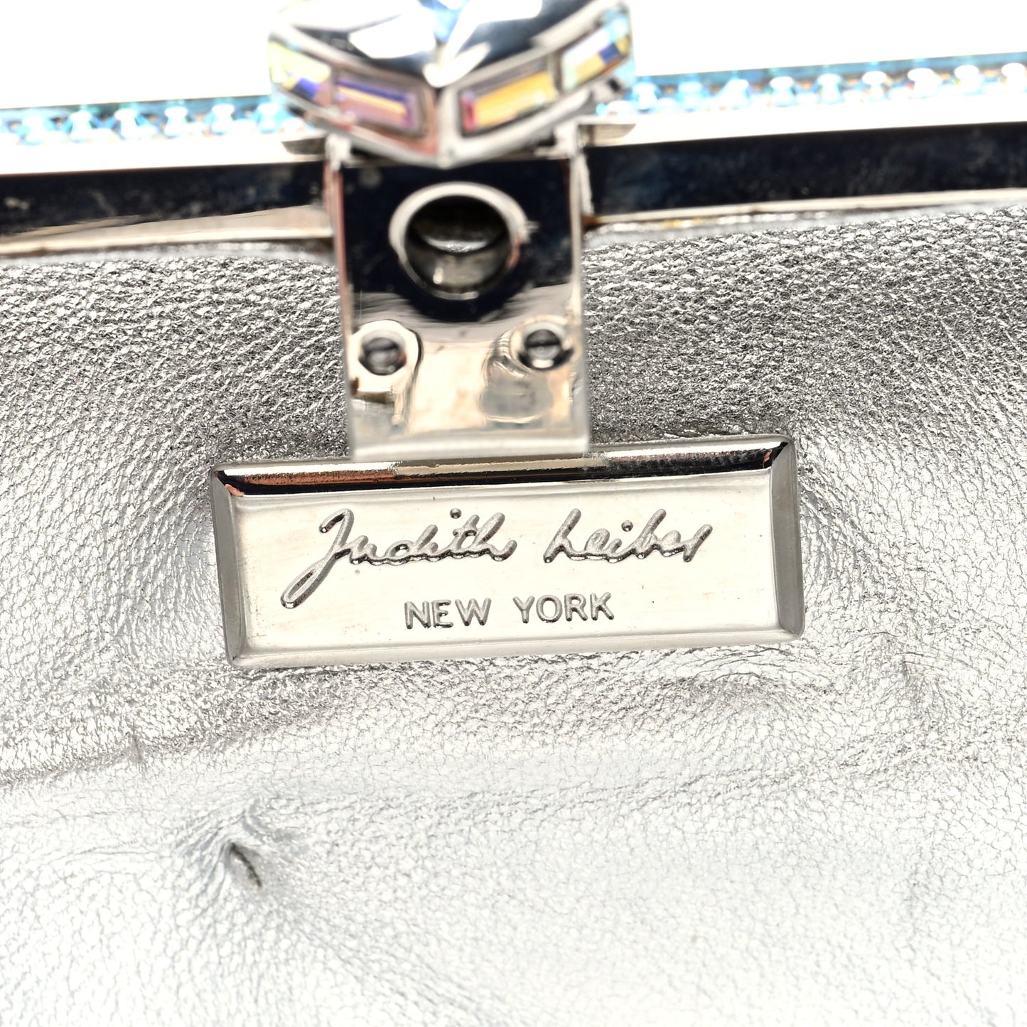 Swarovski Crystal Minaudiere Clutch Blue