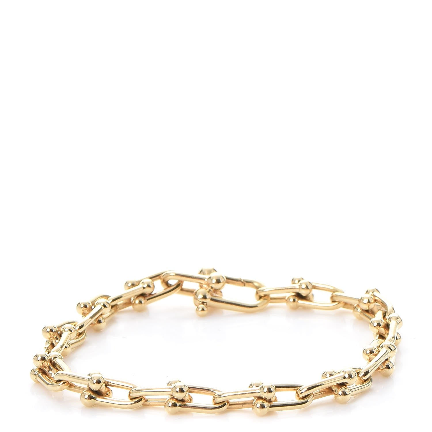 ティファニー Tiffany 18K Yellow Gold Small HardWear Link Bracelet 261235