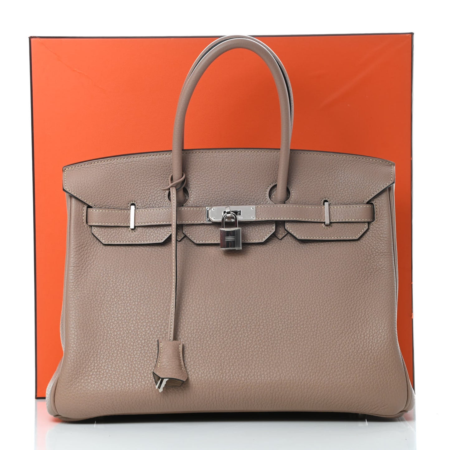 Togo Birkin 35 Gris Tourterelle
