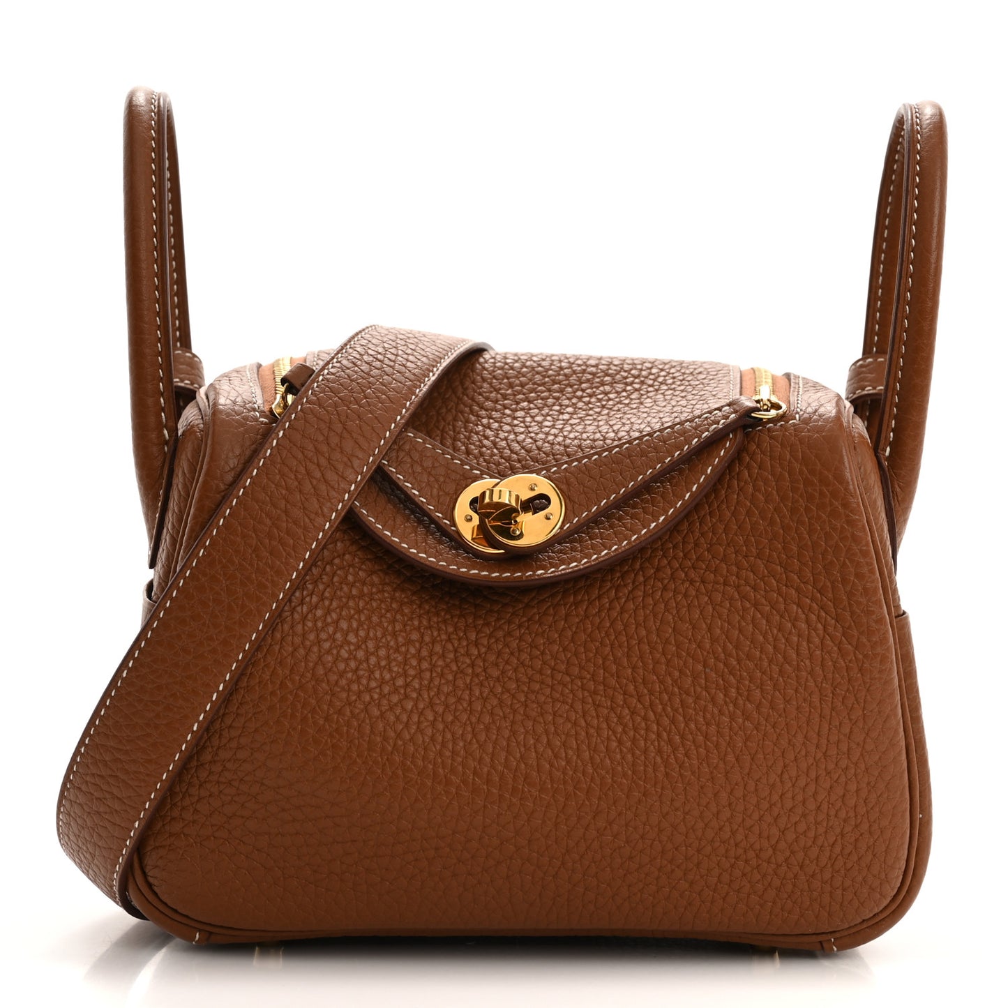 Taurillon Clemence Mini Lindy 20 Gold