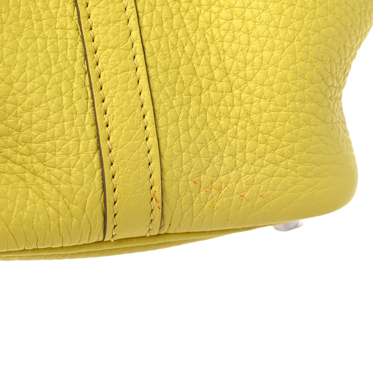 Hermes Taurillon Clemence Picotin Lock 18 PM Lime 10 of 11