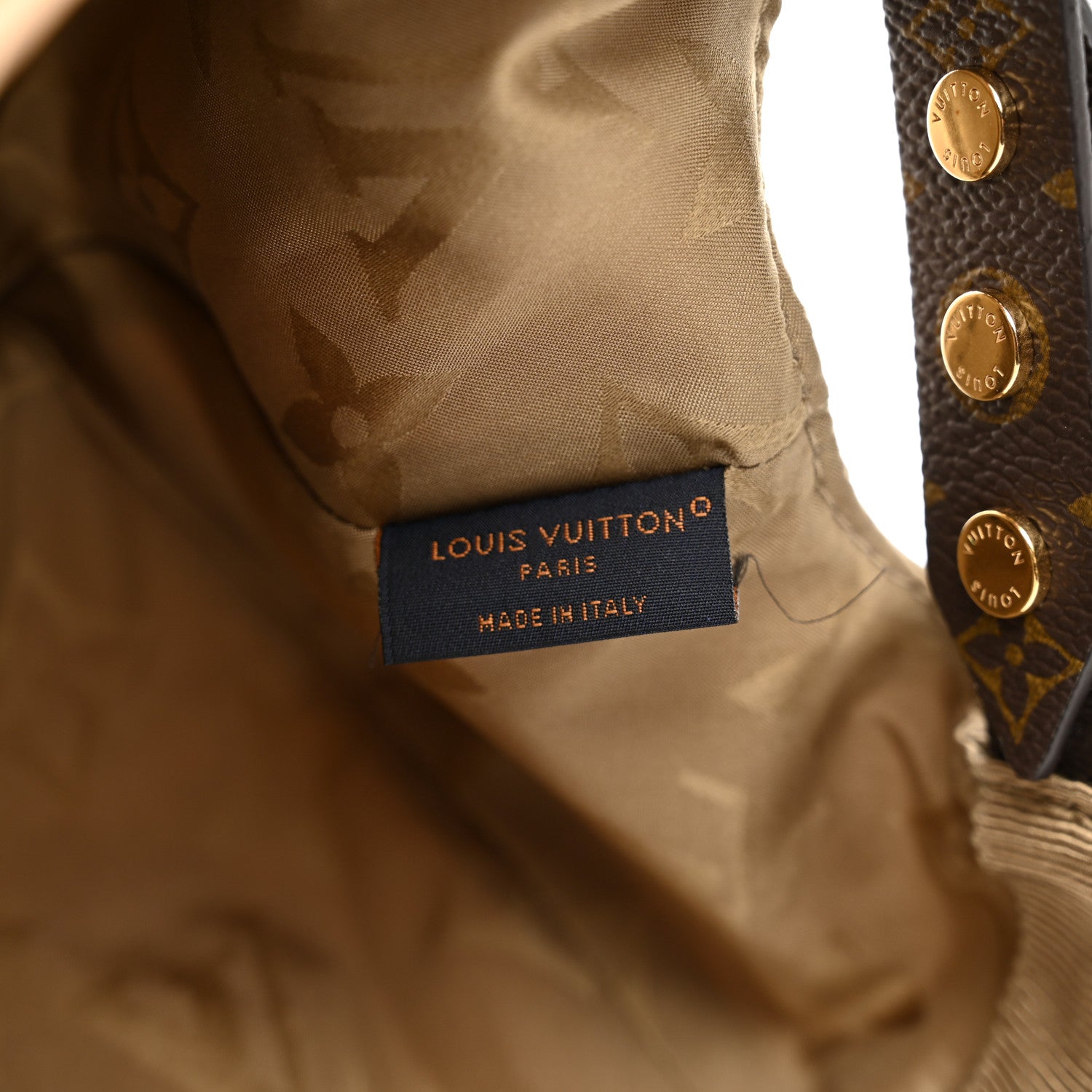 Louis Vuitton Monogram Polyester Silk LV Get Ready Cap Beige 9 of 9