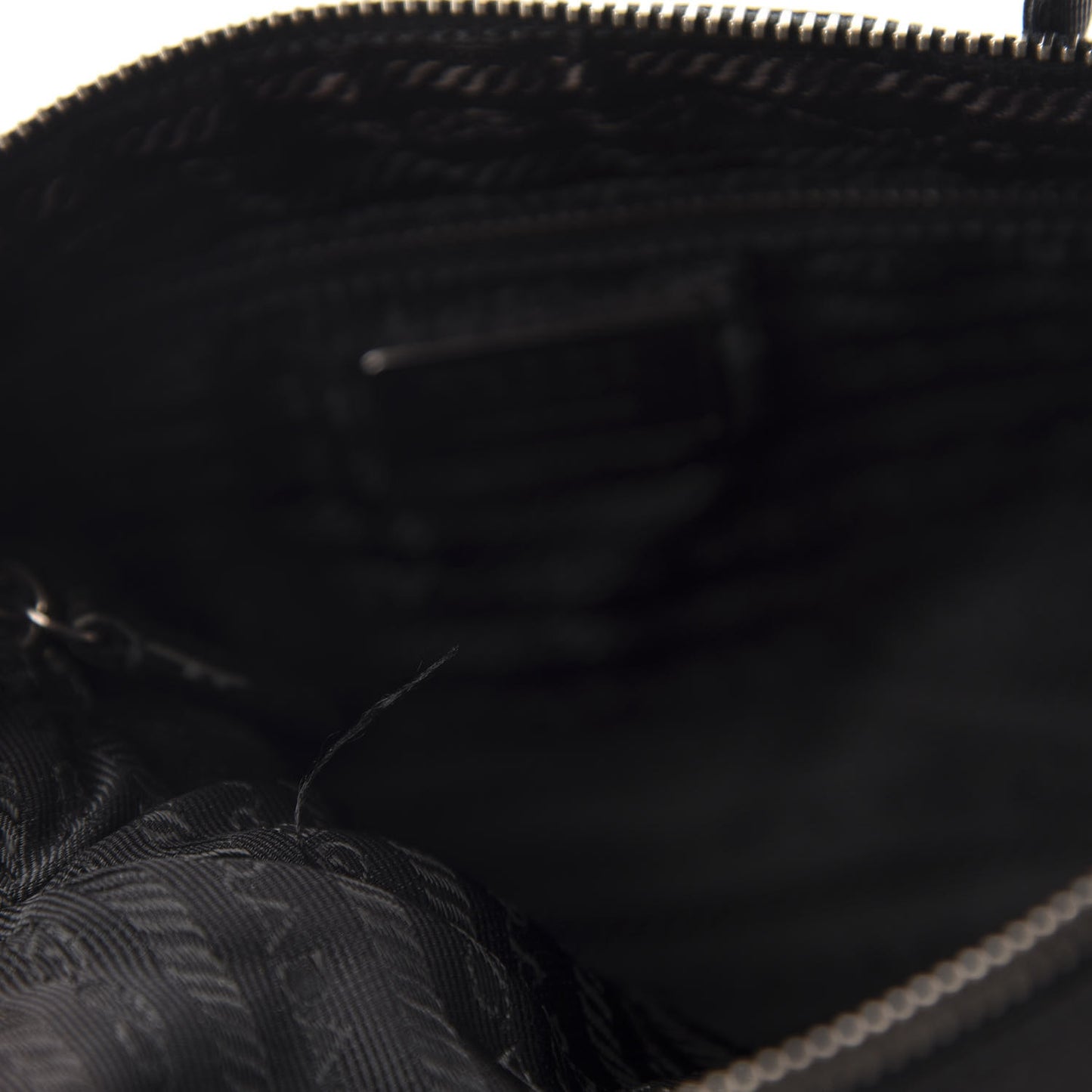 Tessuto Nylon Lock Shoulder Bag Black