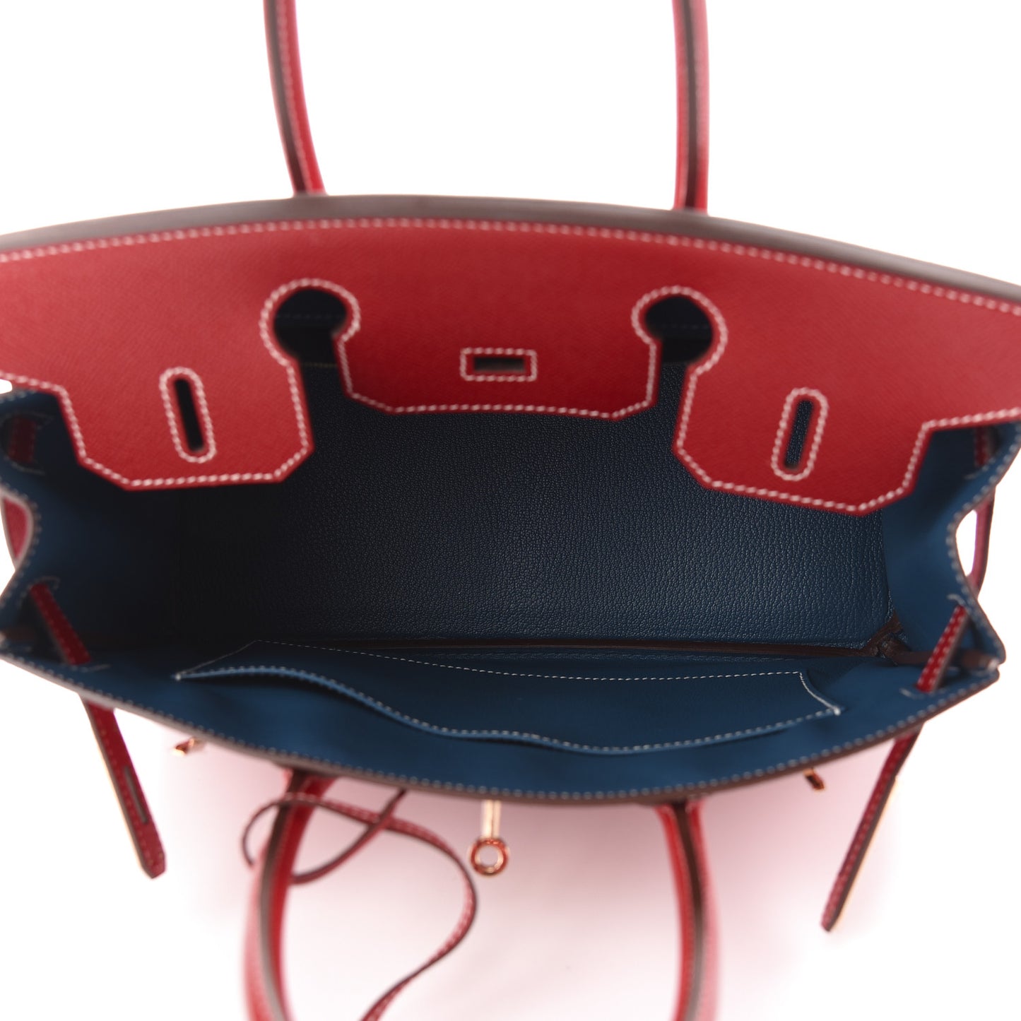 Epsom Candy Birkin 30 Rouge Casaque Bleu Thalassa