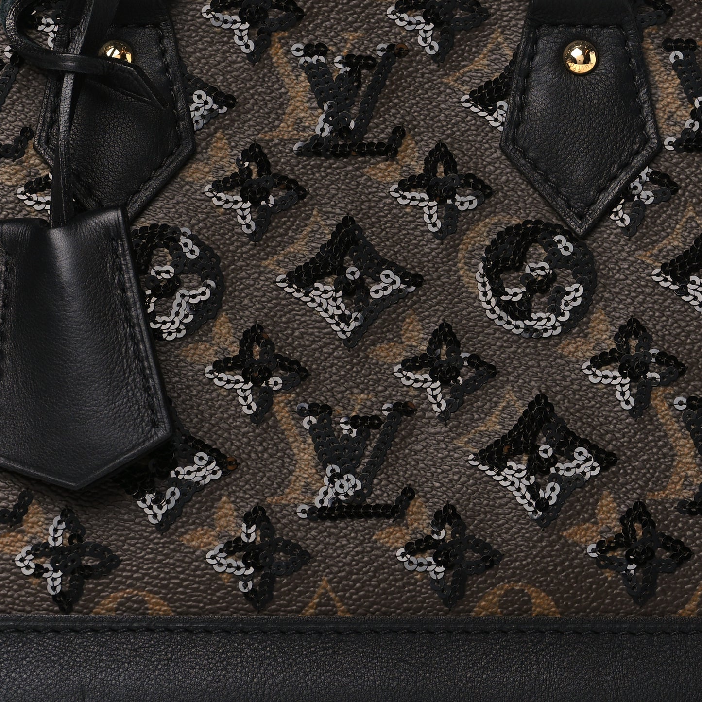 Monogram Sequins Eclipse Alma BB Black
