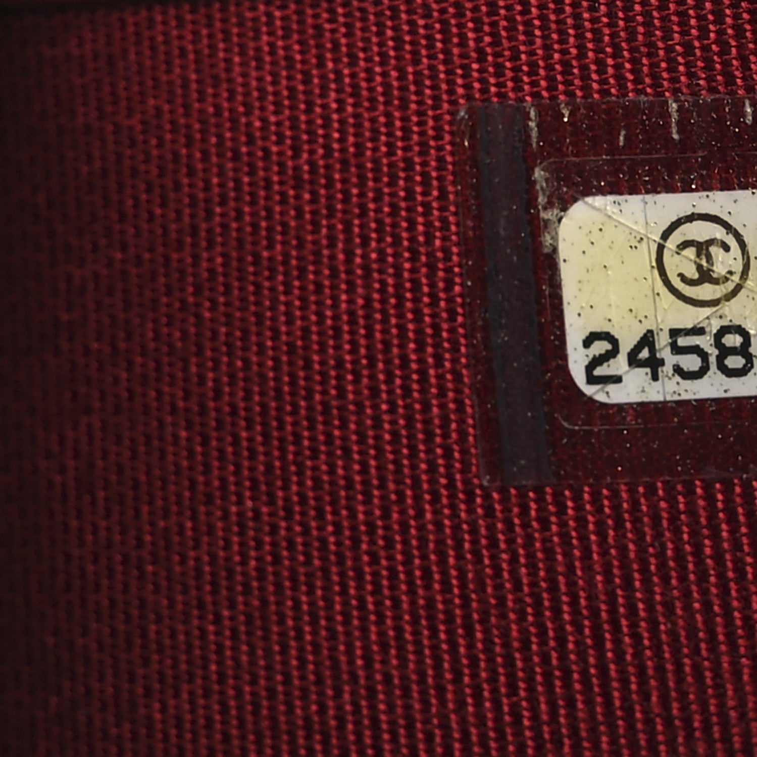 Chanel Caviar Quilted Compact Flap Wallet Dark Red 9 of 11