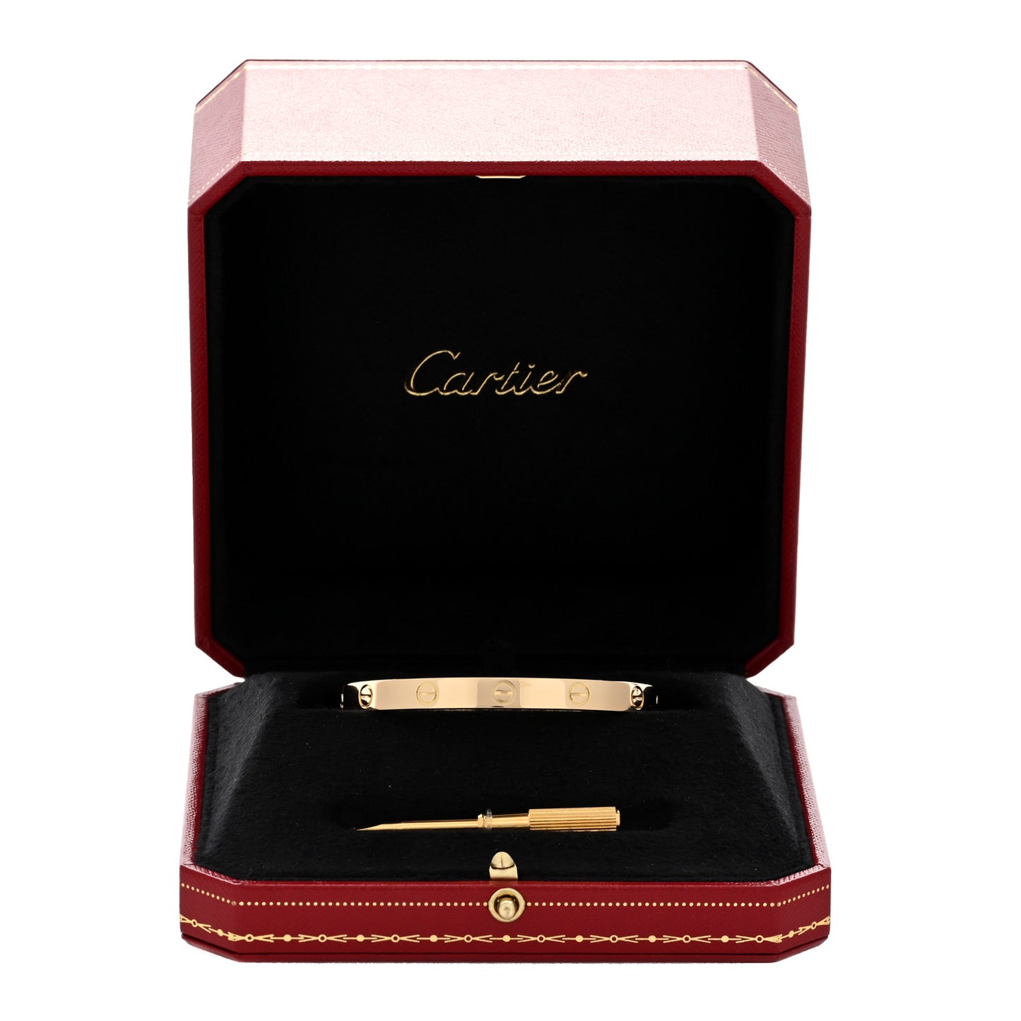 18K Yellow Gold LOVE Bracelet 17