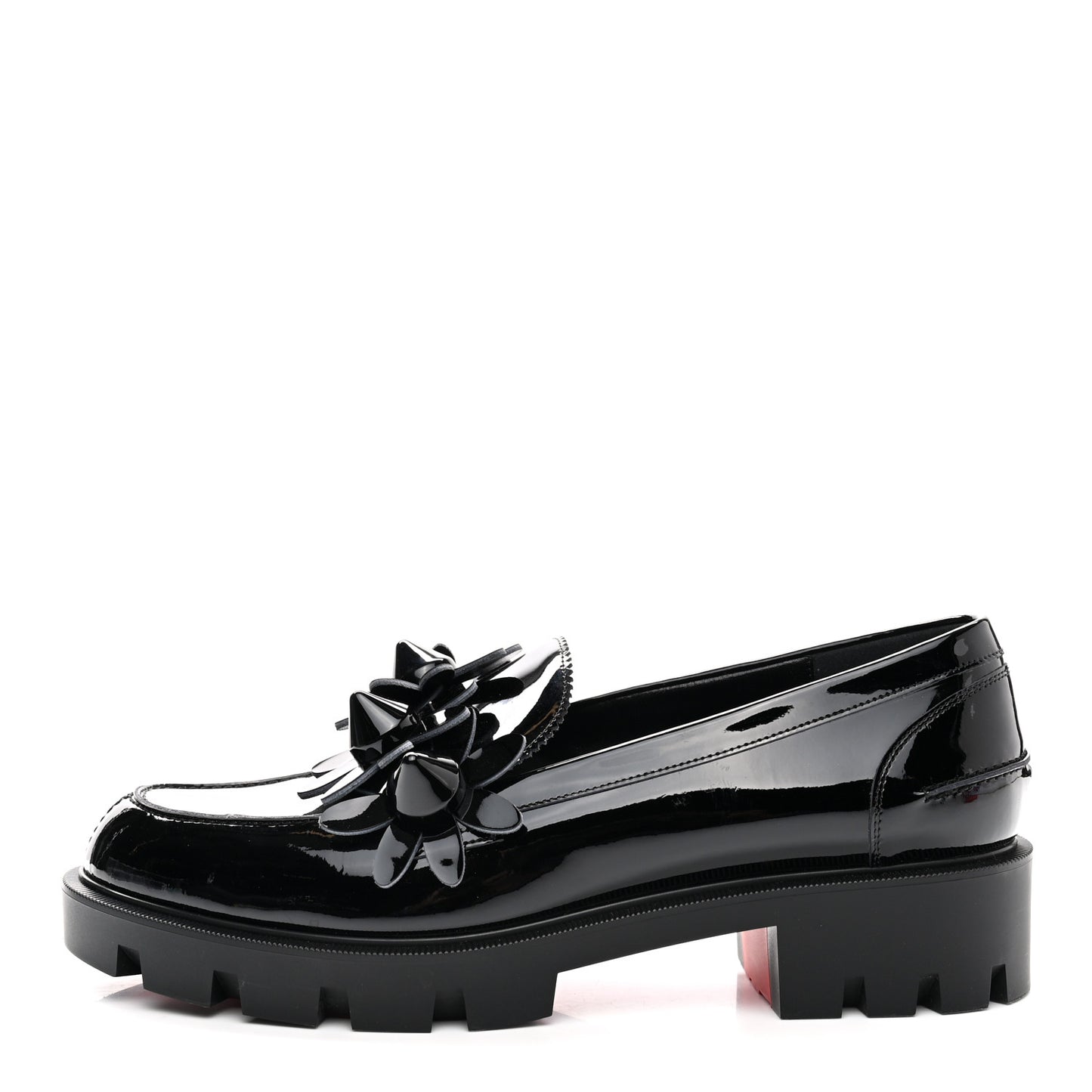 Patent Daisy Loafers 40.5 Black