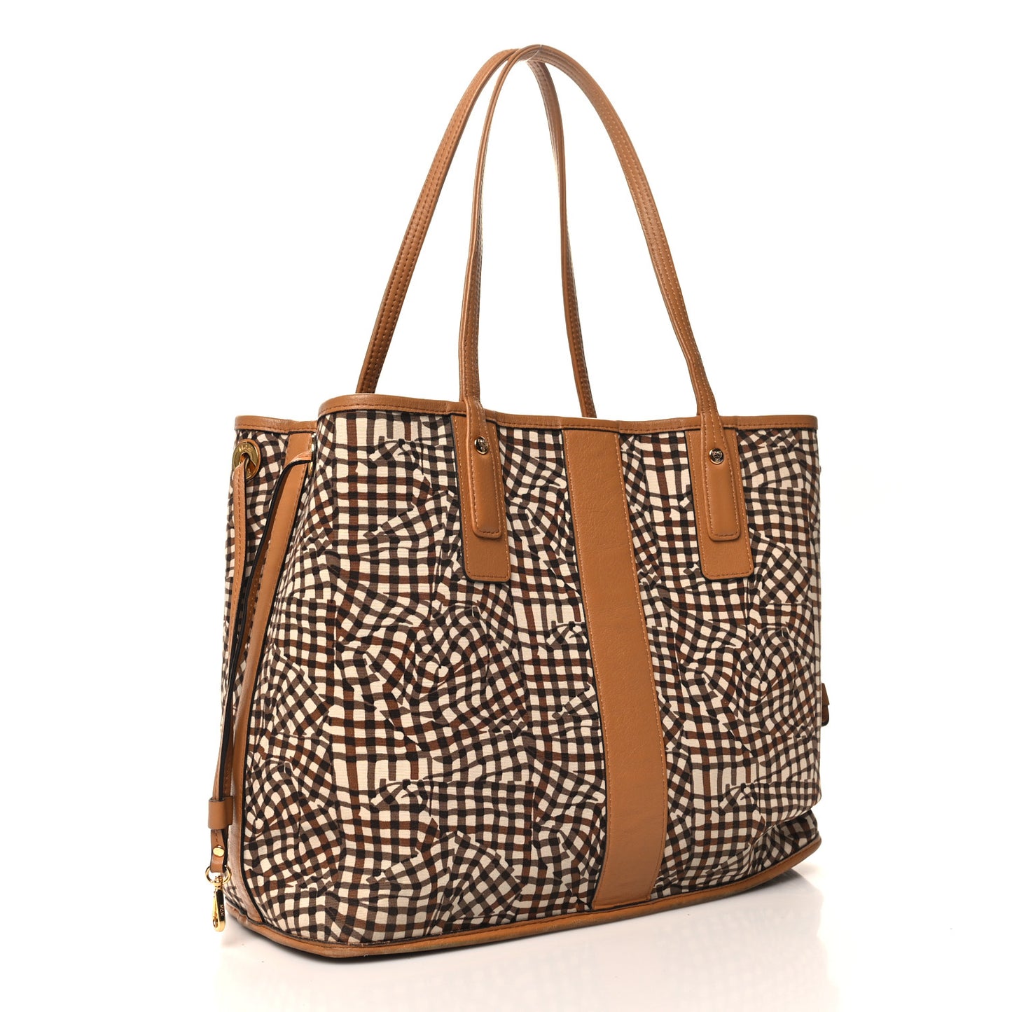 Visetos Medium Liz Reversible Shopper Tote Cognac