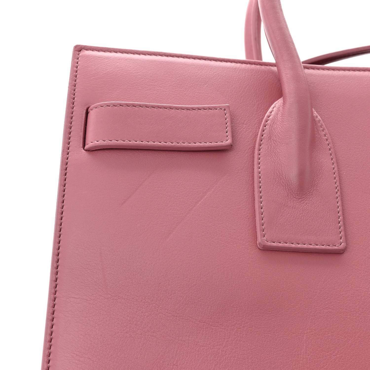 Saint Laurent Calfskin Small Sac De Jour Dark Rose 12 of 12