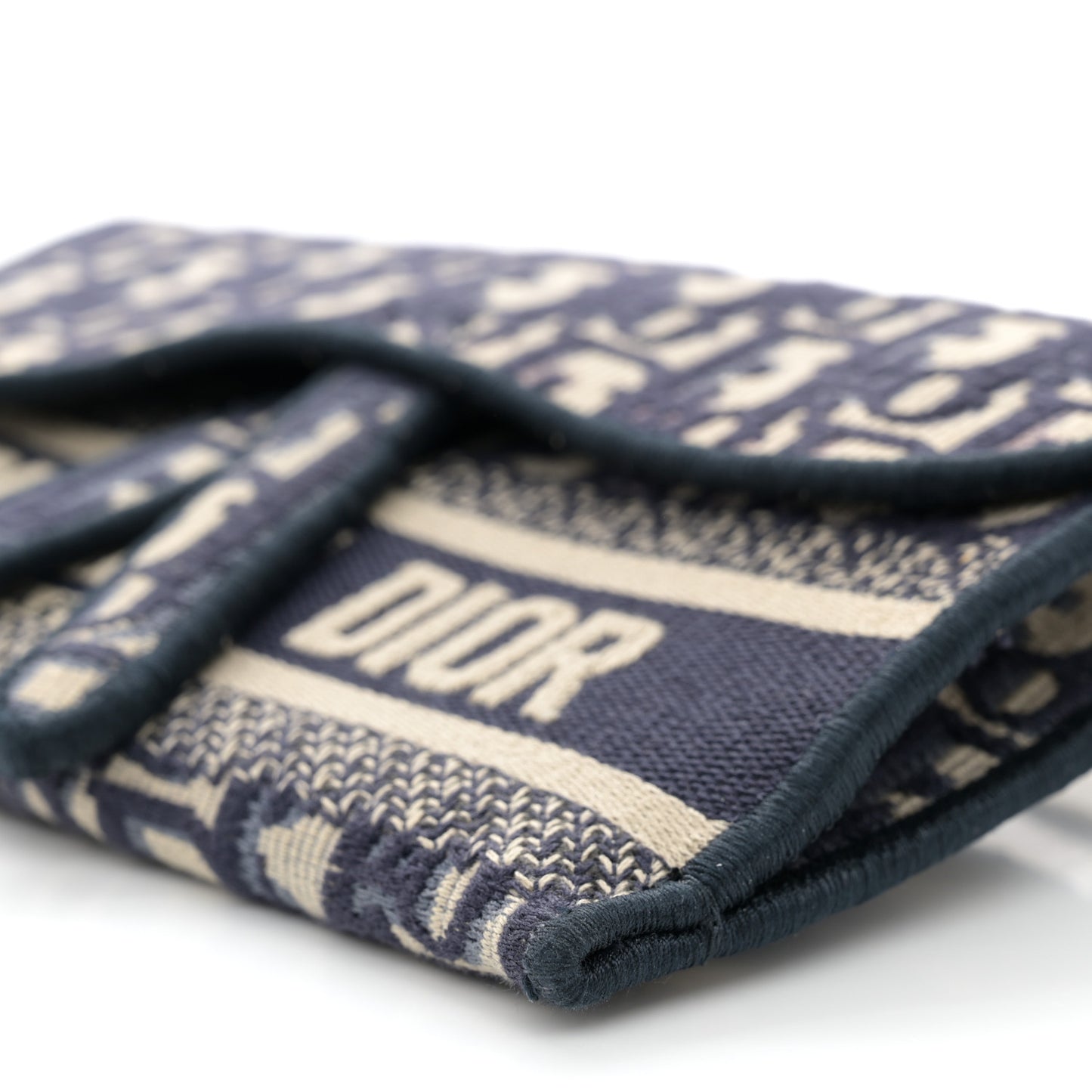 Oblique Slim Saddle Pouch Blue