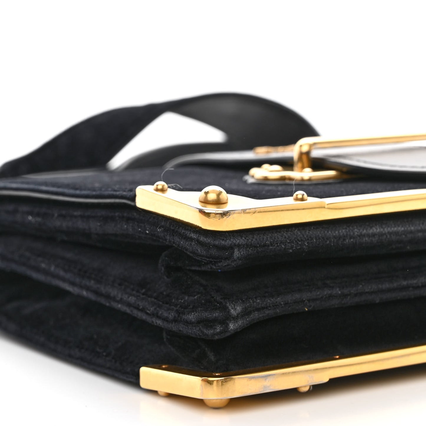 Velvet City Calfskin Cahier Bag Black