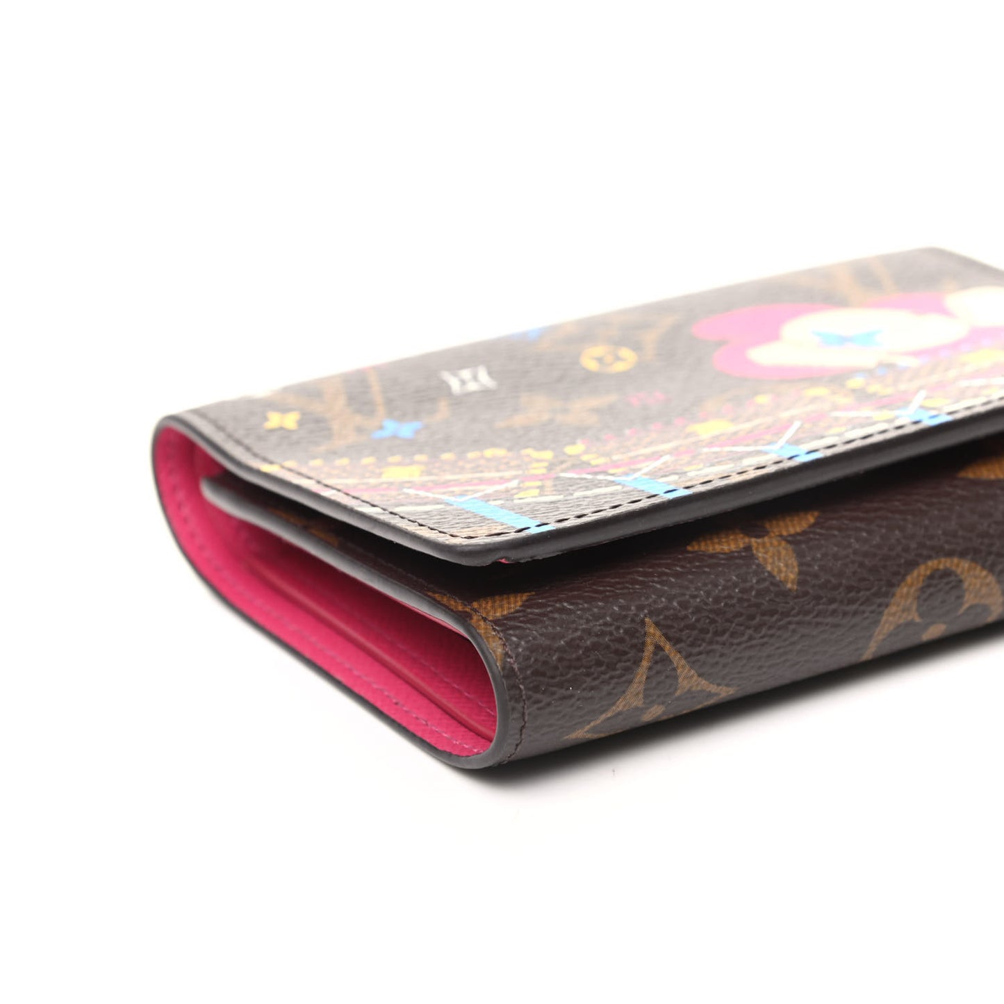 Monogram 2020 Christmas Animation Roller Coaster Victorine Wallet Pivoine