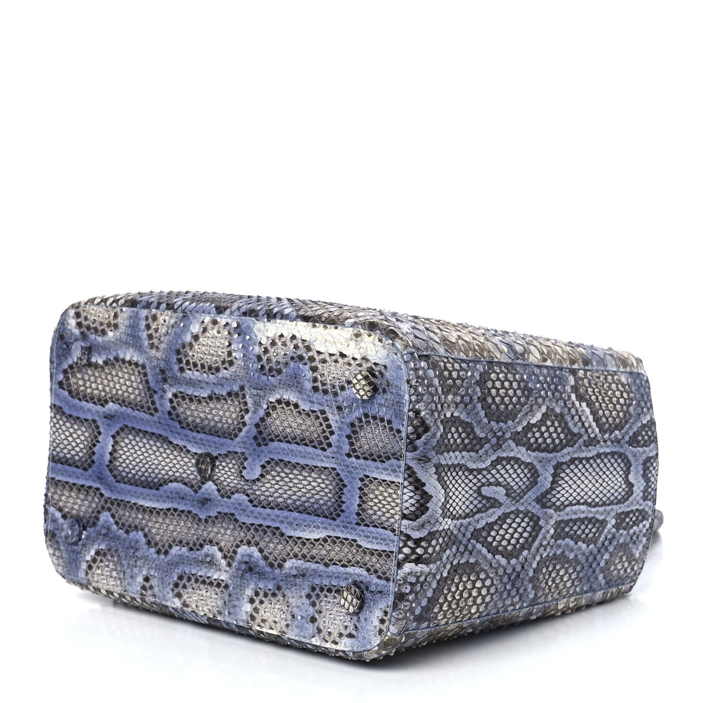 Snakeskin Bag Blue Multicolor