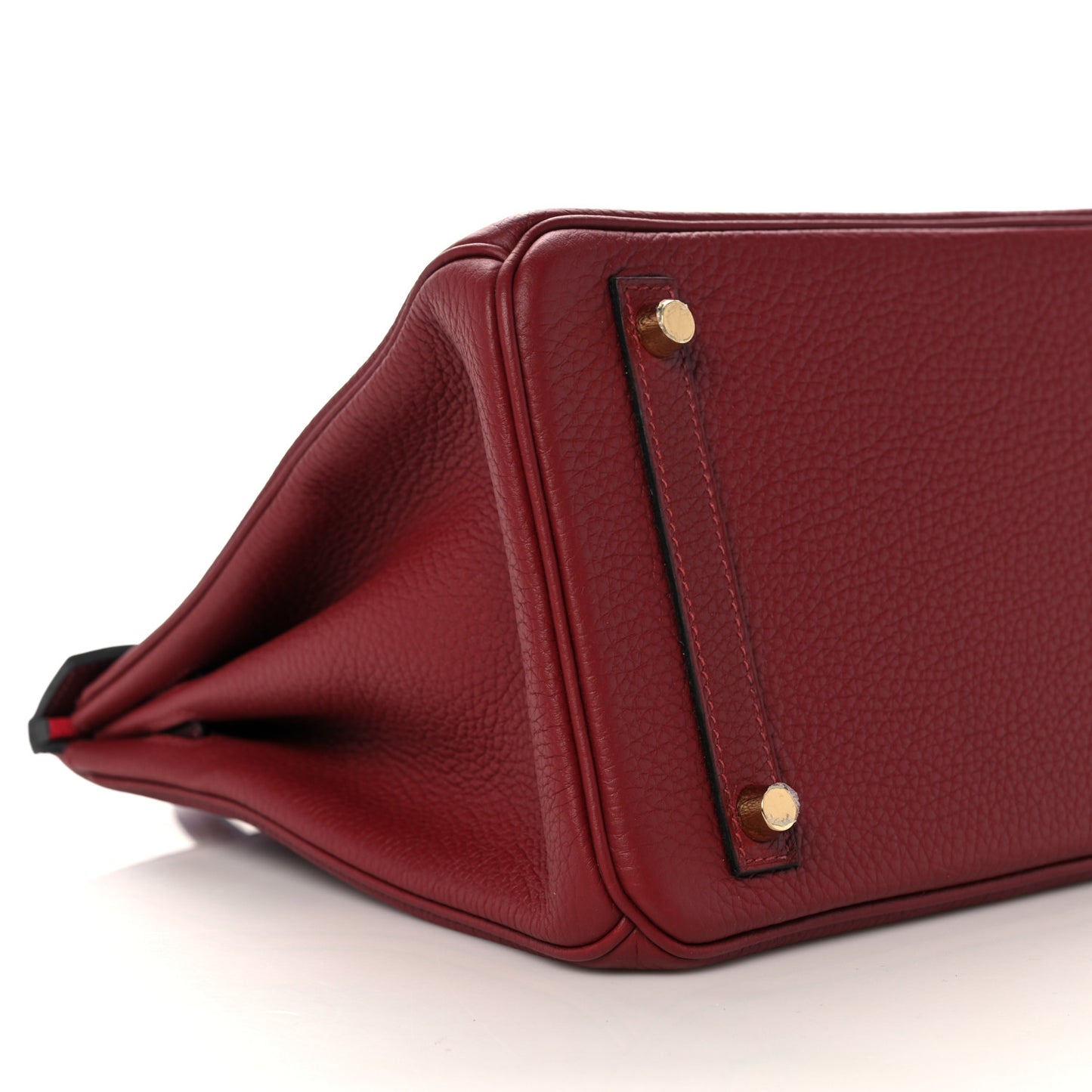 Taurillon Clemence Sombrero Birkin 30 Rouge H