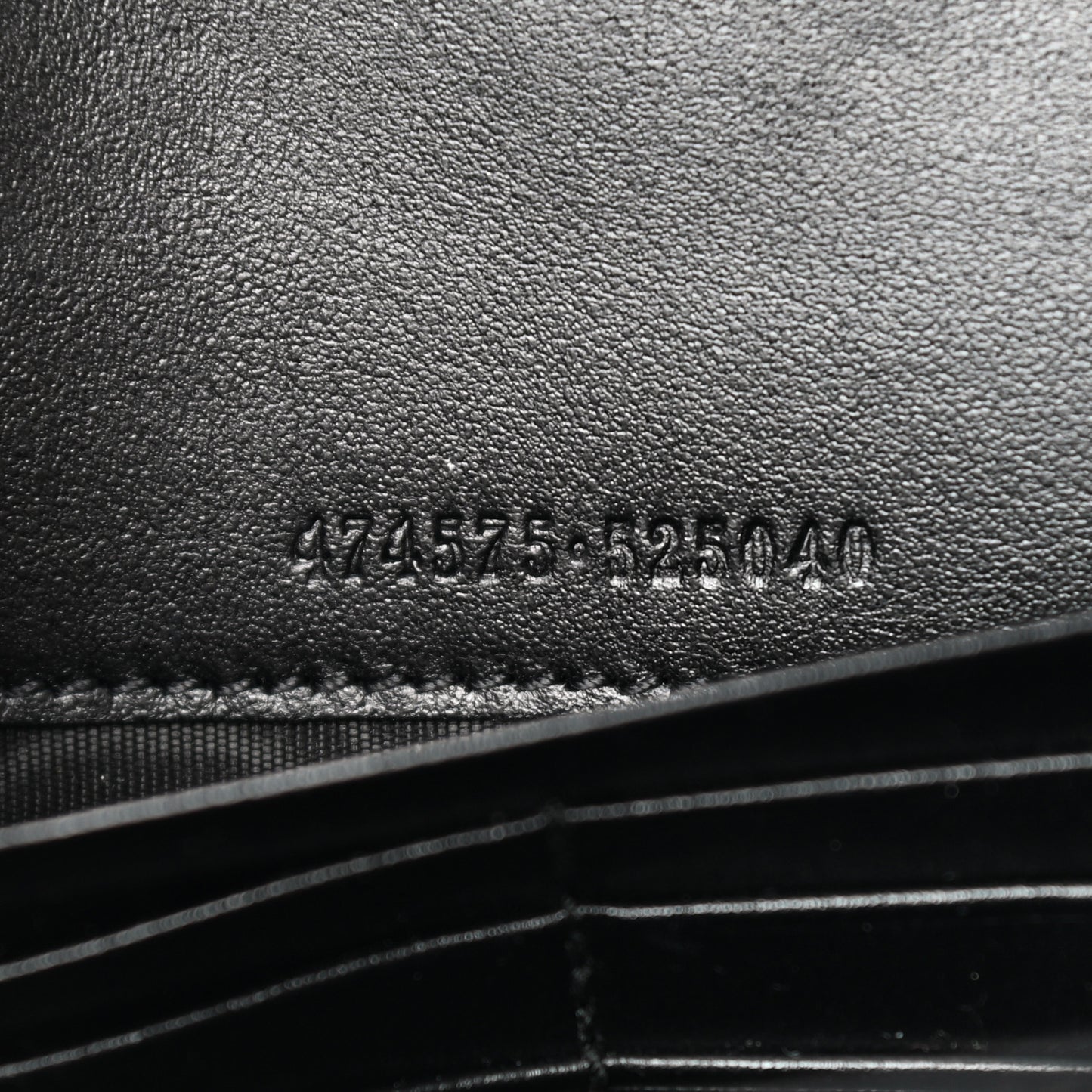 Calfskin Matelasse GG Marmont Chain Wallet Black