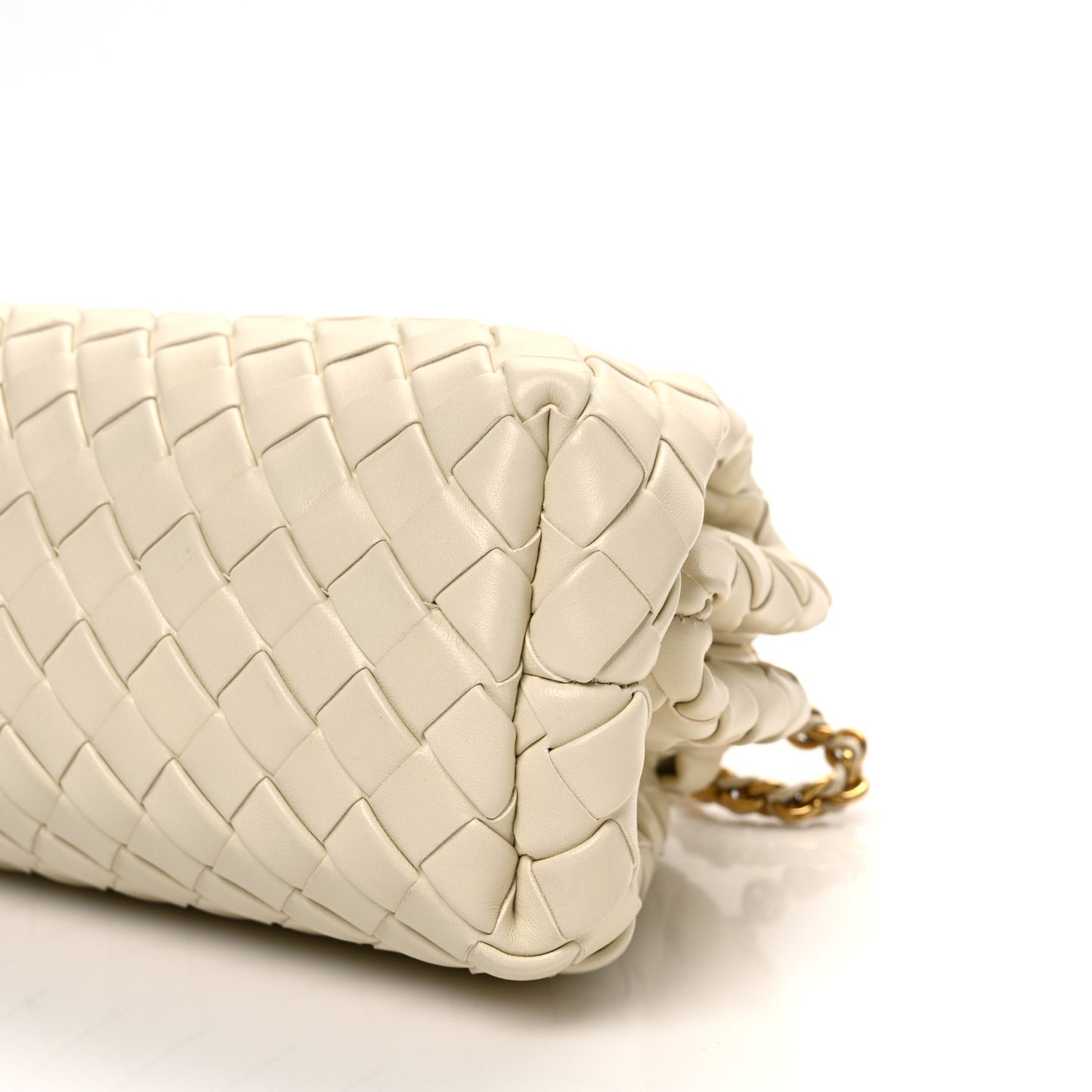 Nappa Intrecciato Small The Lauren 1980 Clutch With Chain String