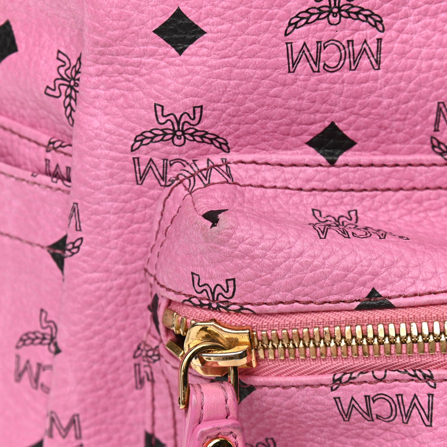 Visetos Medium Sprinkle Stud Stark Backpack Pink
