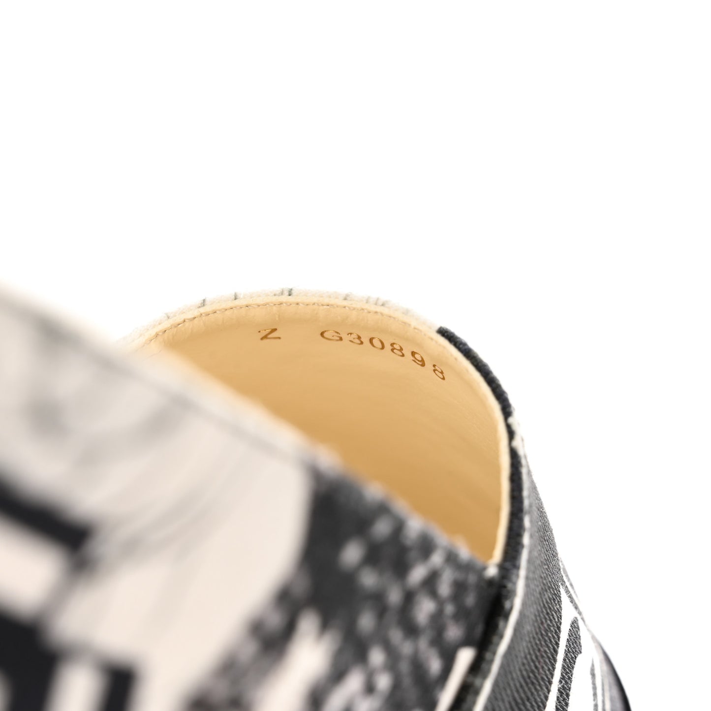 Printed Canvas Grosgrain 31 Rue Cambon Espadrilles 36 Black White