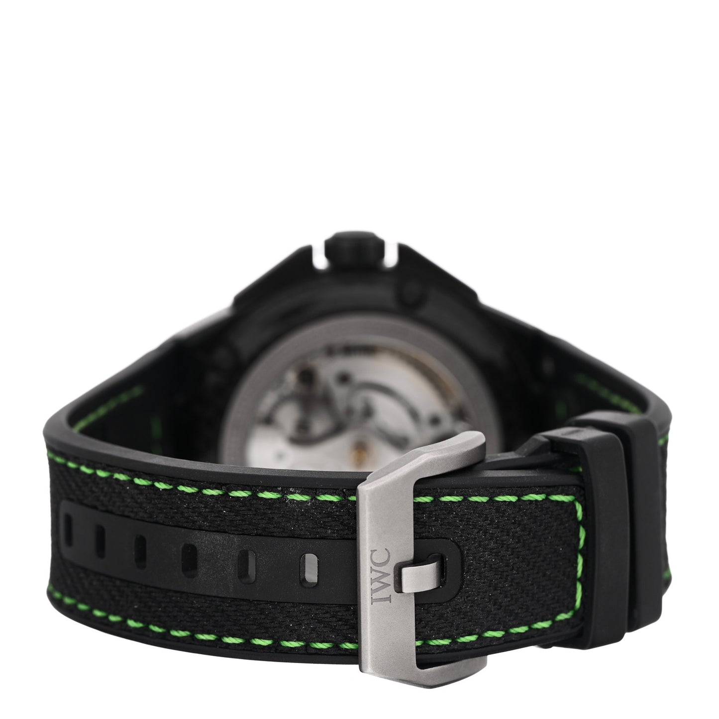 Black Carbon Rubber 46mm Ingenieur Automatic Watch Black IW322404