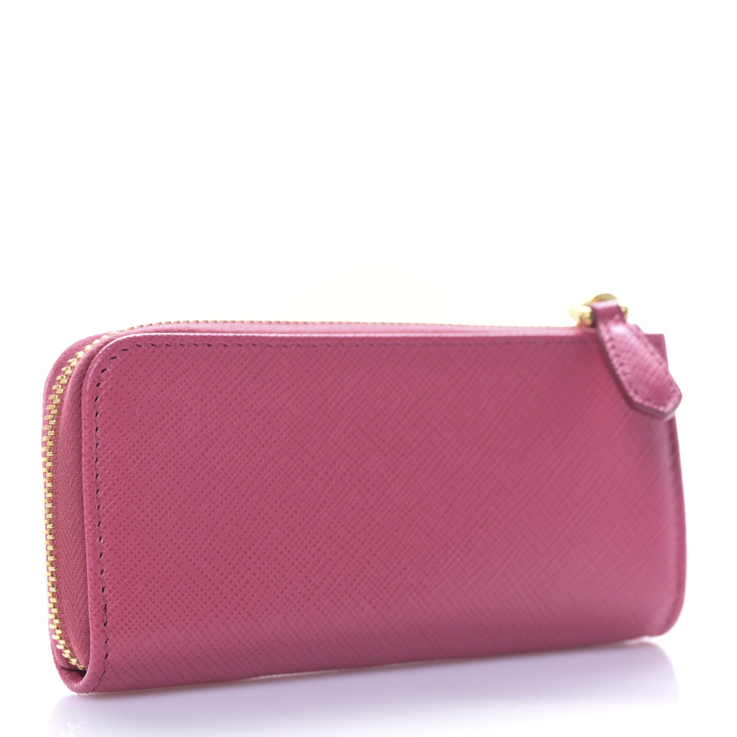 Saffiano Metal Zip Around Key Holder Ibisco