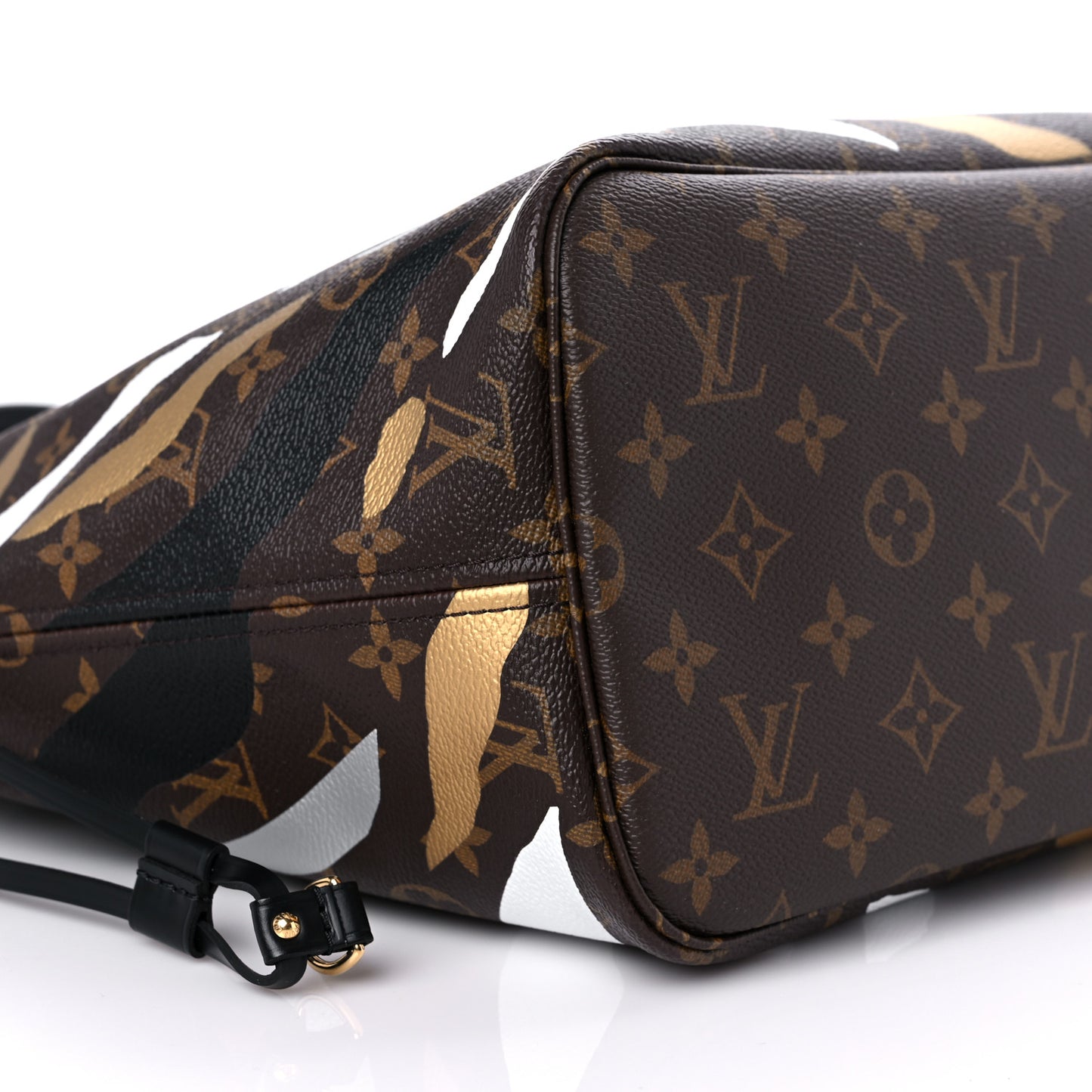 X LOL Monogram Neverfull MM Gold Silver