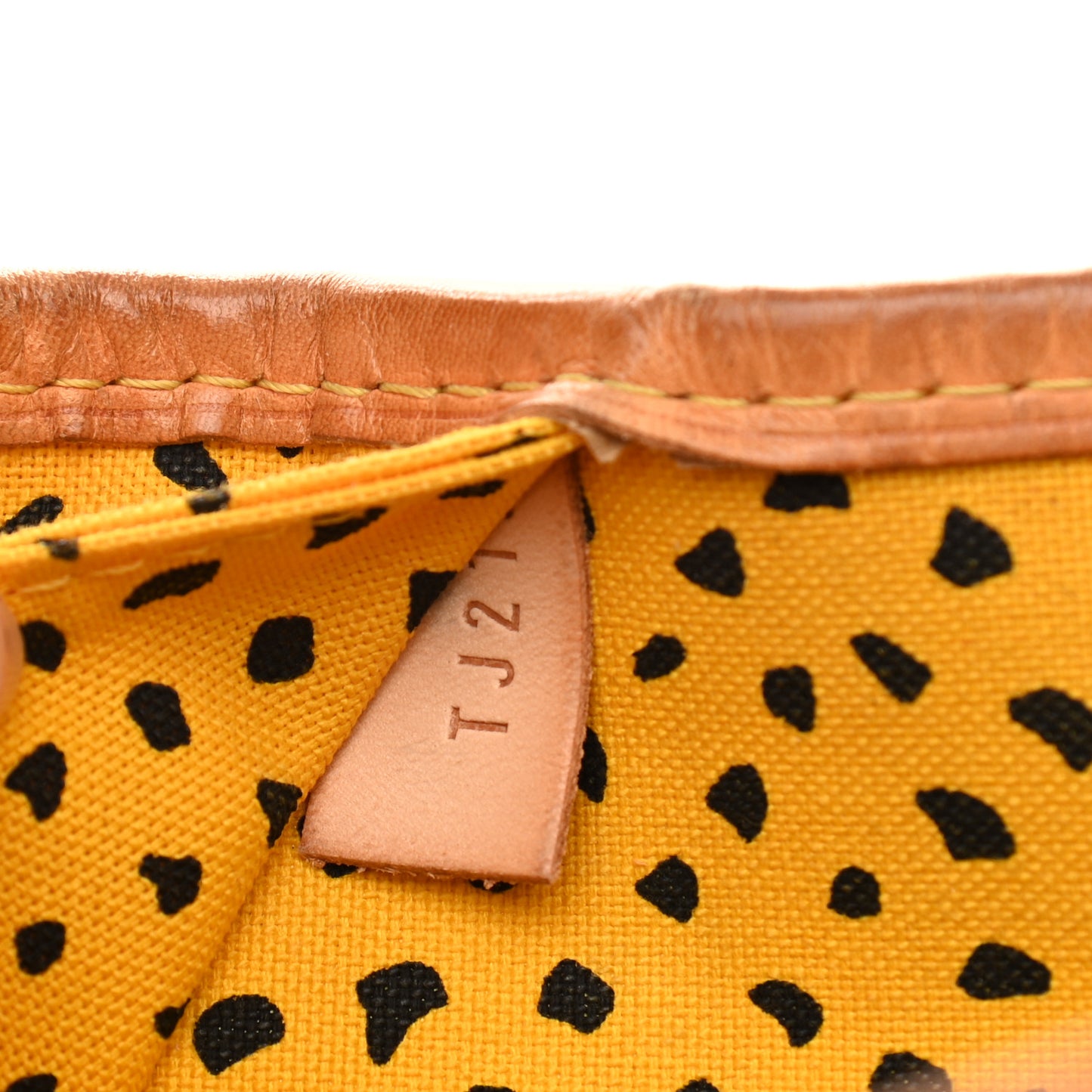 Monogram Kusama Waves Neverfull MM Yellow