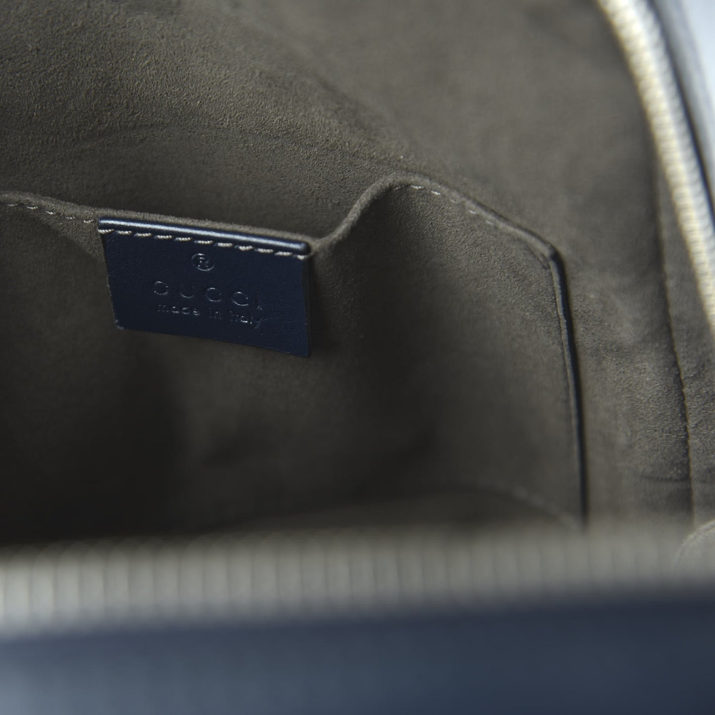 Guccissima Sling Backpack Blue