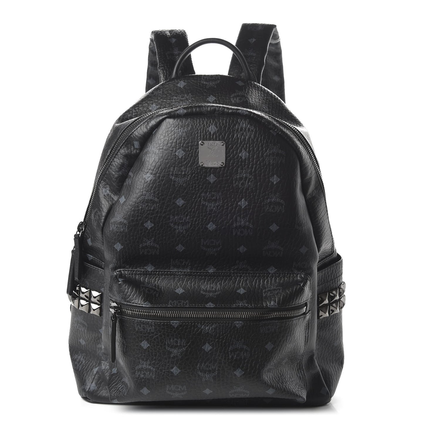 Visetos Medium Side Studs Stark Backpack Black
