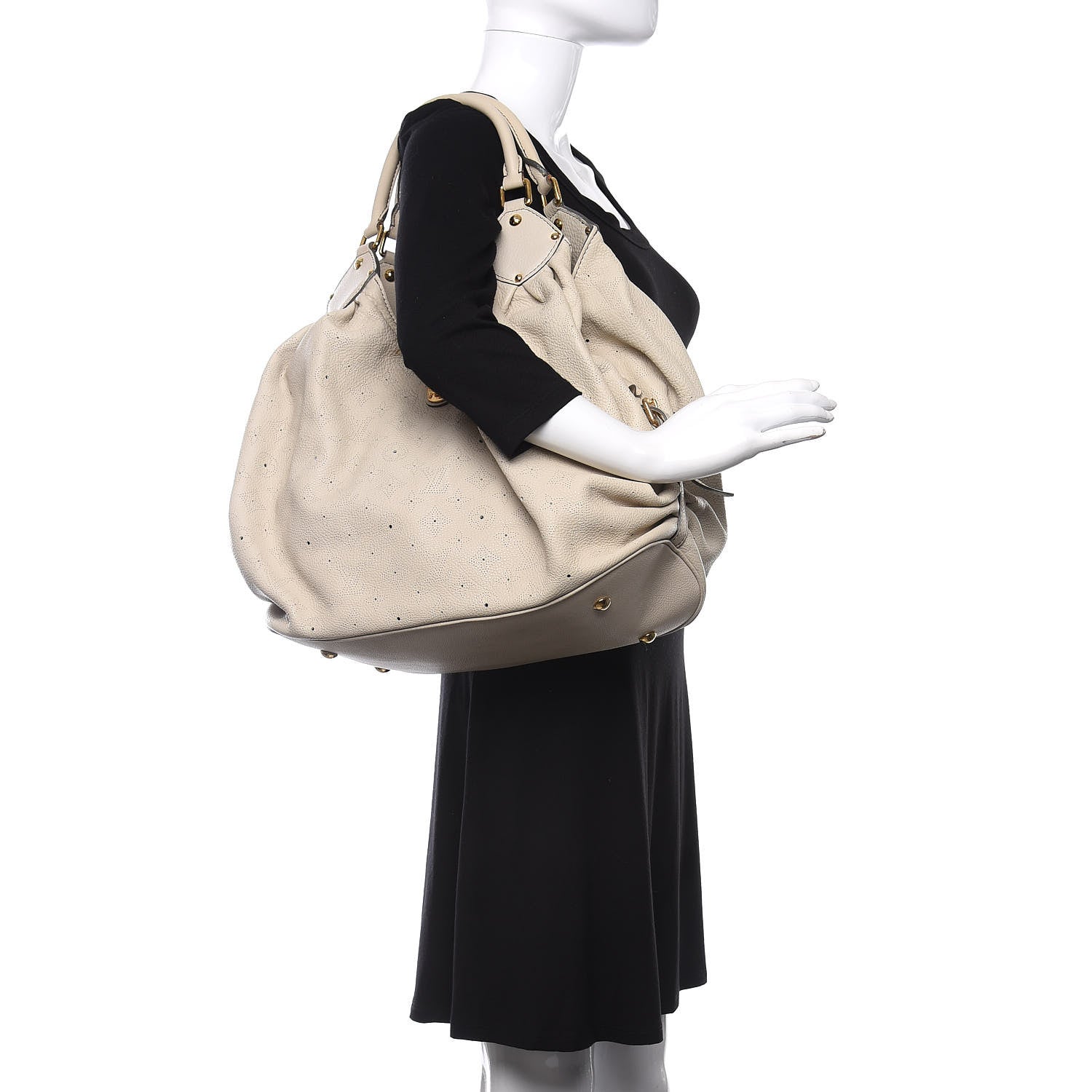 Louis Vuitton Mahina L Ivory 2 of 15