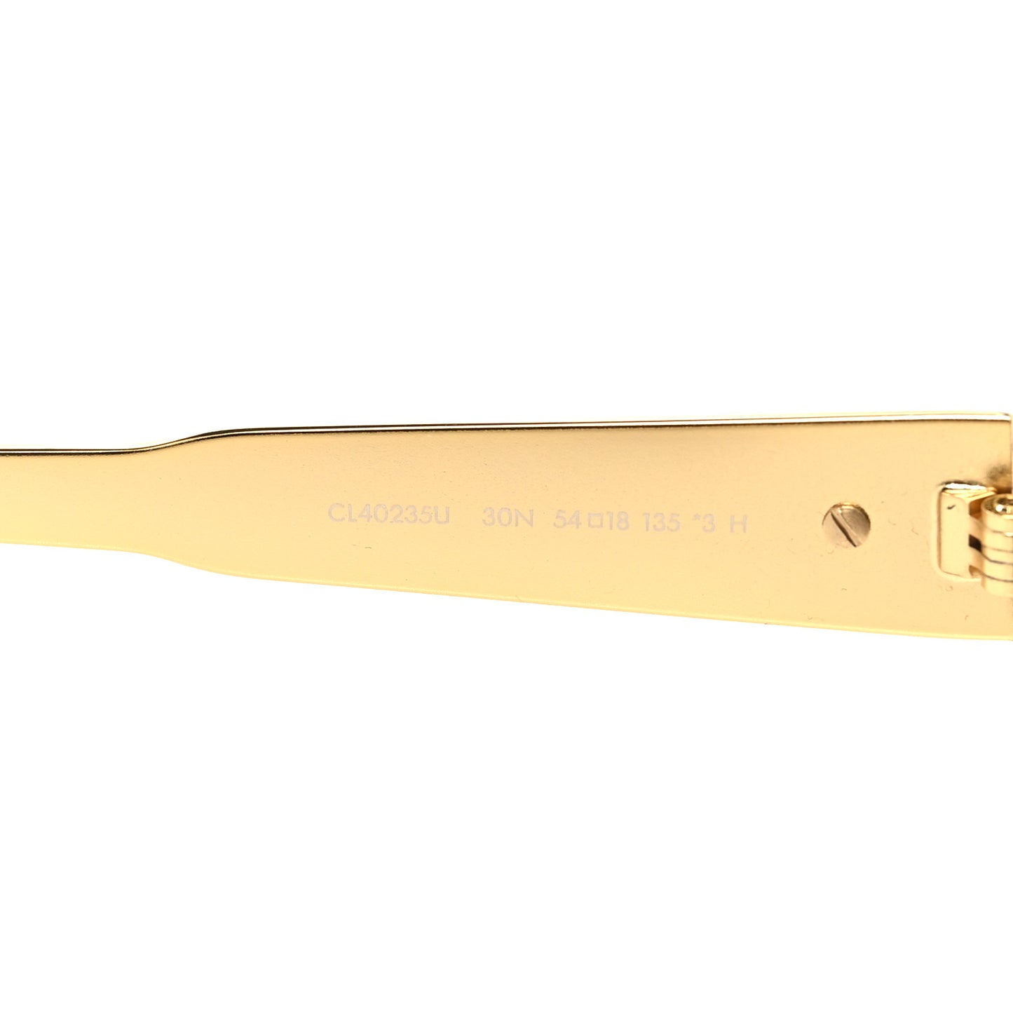 Metal Triomphe 01 Sunglasses CL40235U Gold Green