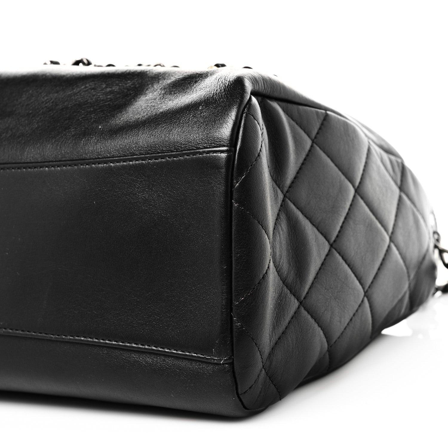 Chanel Calfskin Chain 20s Signature Hobo Black 9 of 9