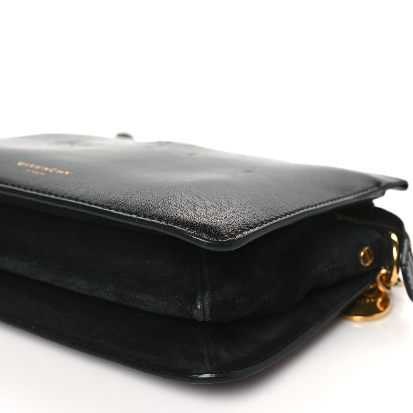 Sugar Goatskin Cross 3 Crossbody Bag Black