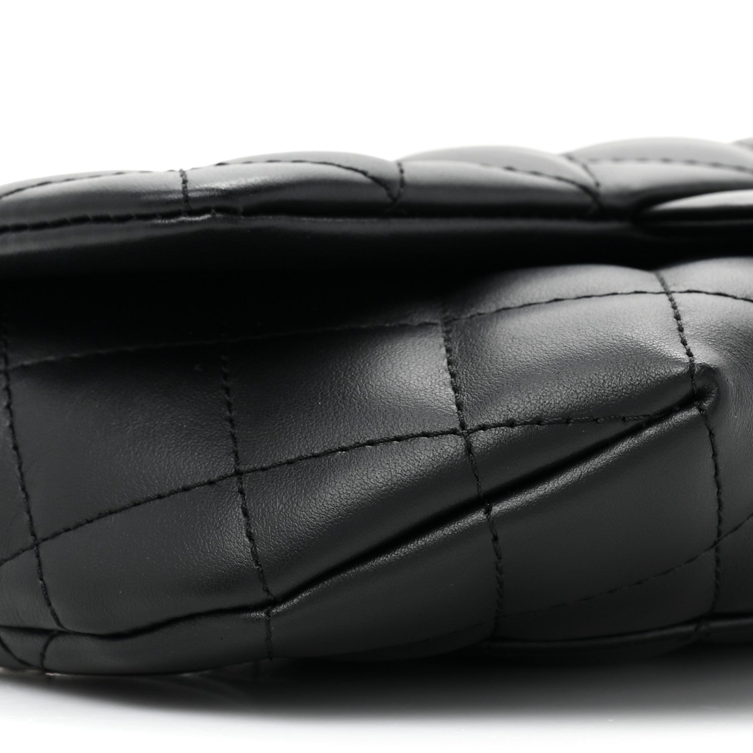 Chanel Calfskin Quilted CC Uniform Flap Belt Bag Black 10 of 10
