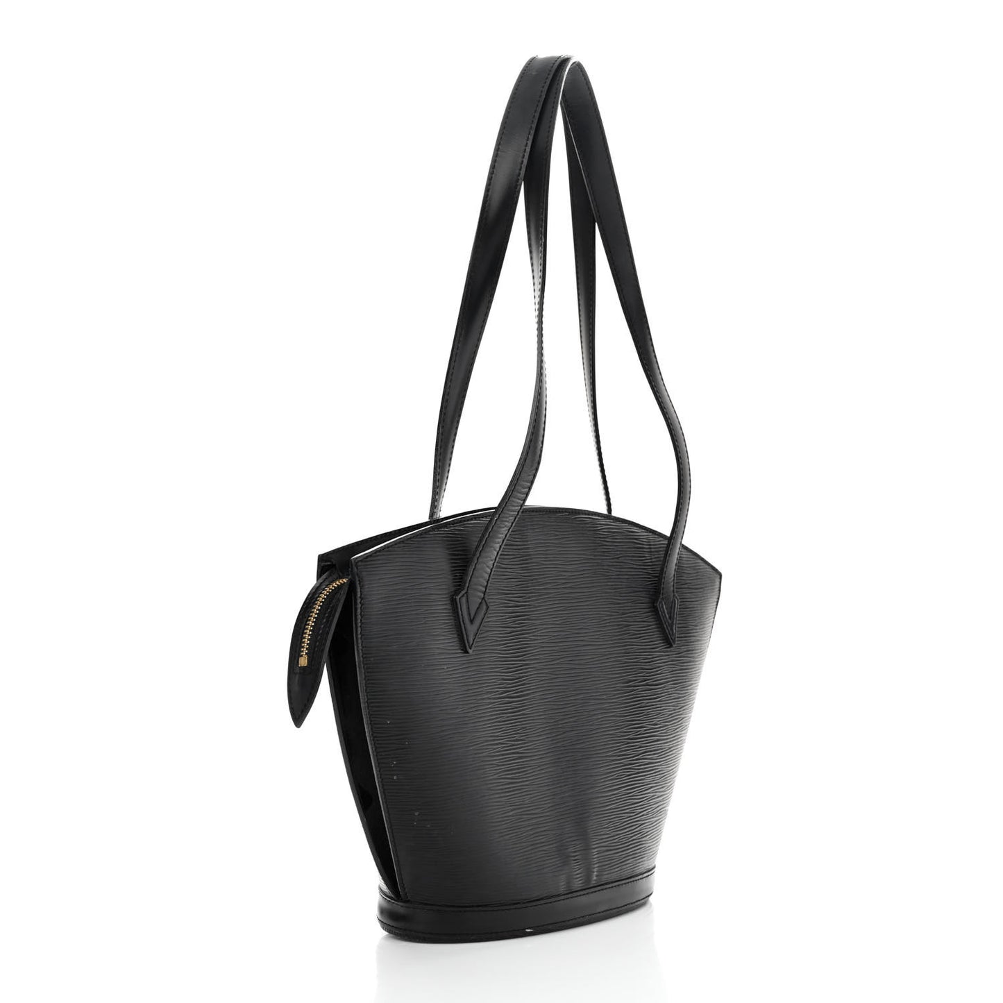 Epi Saint Jacques PM Long Straps Black