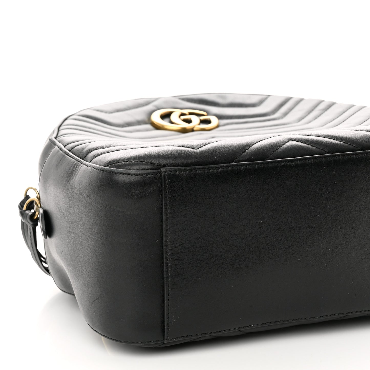 Calfskin Matelasse GG Marmont Backpack Black