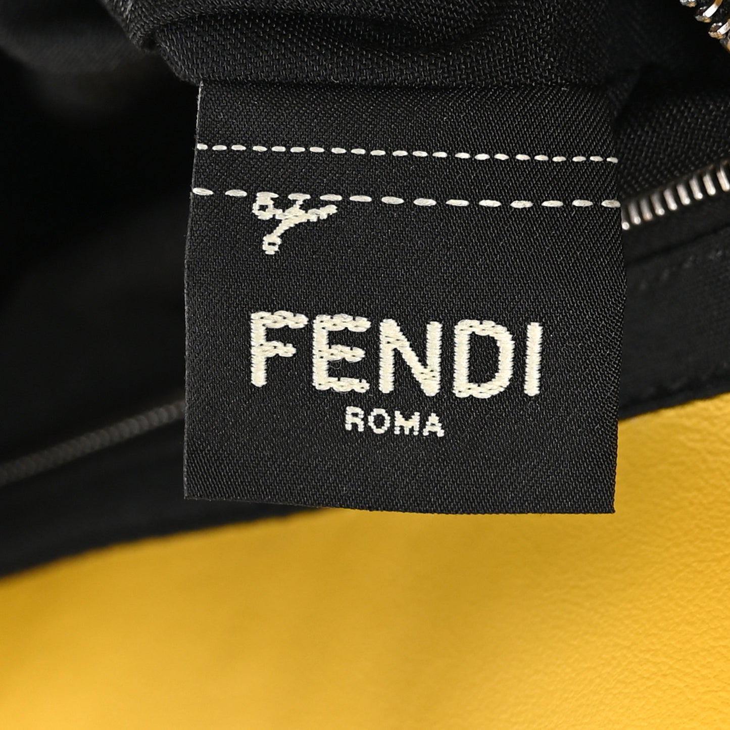 Cuoio Romano Selleria Belt Baguette Bag Giallo Fendi