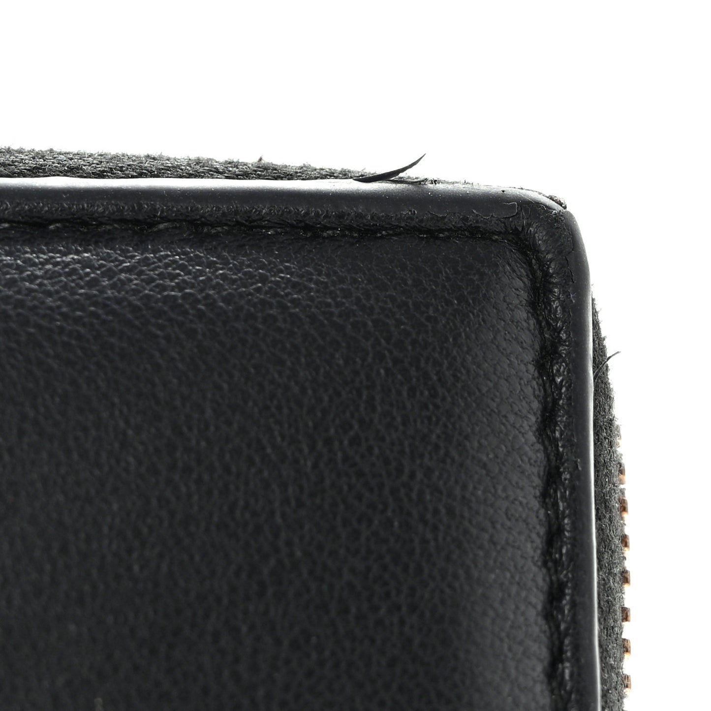 Calfskin Maxi Intreccio Zip Around Wallet Black