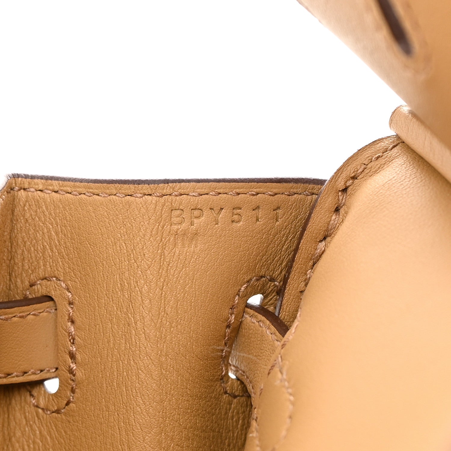Hermes Swift In & Out Birkin 25 Biscuit 7 of 12